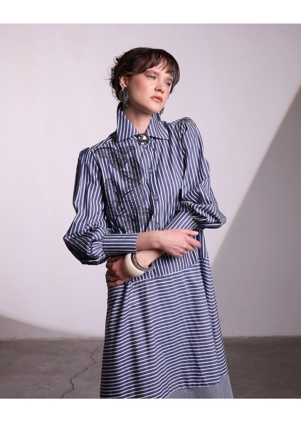 POPLİN TAM BOY ELBİSE