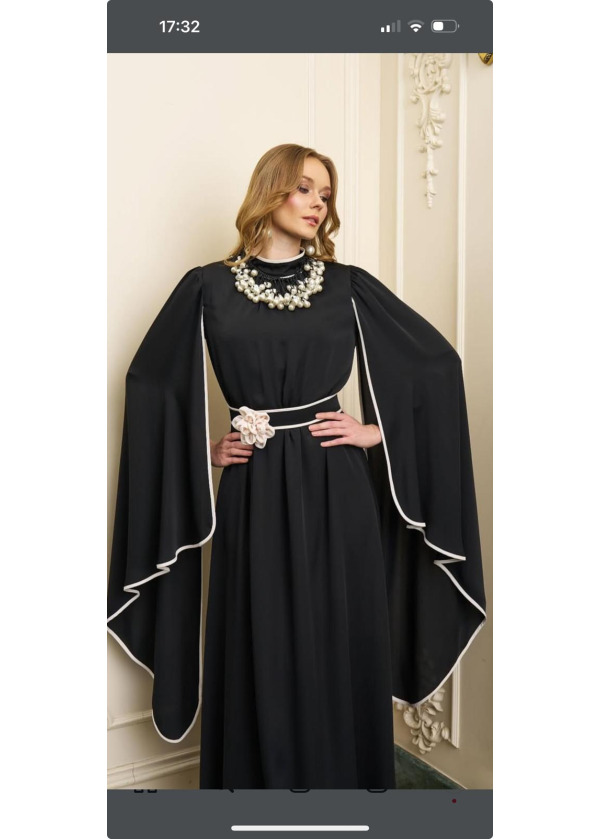 GÜLFEM ELBİSE SİYAH